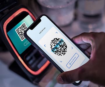 Scaning QR-code via mobile phone